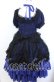 画像4: Vallee lys / Mellow Melody Dress  ネイビー×ブラック O-25-12-10-001-GO-OP-IG-OS (4)