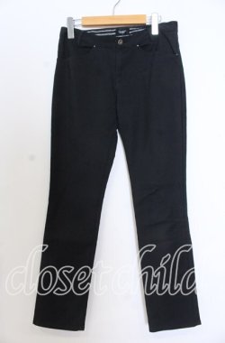 画像1: Sheglit / カマーベルト付きストレートパンツ【カマーベルト欠品】 M ブラック O-25-12-10-019-EL-PA-OW-OS