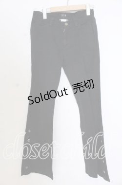 画像1: BPN / スナップ配色パンツ M ブラック O-25-12-10-021-GO-PA-OW-OS