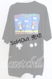 NieR Clothing / ゲーミング田中Tシャツ XL ブラック O-25-12-10-022-PU-TO-OW-OS