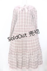 PINK HOUSE / PINK HOUSE×misako aoki チェックワンピース  ピンク O-25-12-10-003-LO-OP-OW-OS