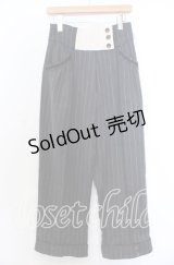 星箱works / ビストロ・リーヴァ　ハイウエストシェフパンツ Ｍ グレー O-25-12-10-031-PU-PA-IG-OS