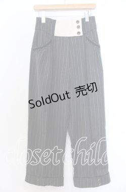 画像1: 星箱works / ビストロ・リーヴァ　ハイウエストシェフパンツ Ｍ グレー O-25-12-10-031-PU-PA-IG-OS