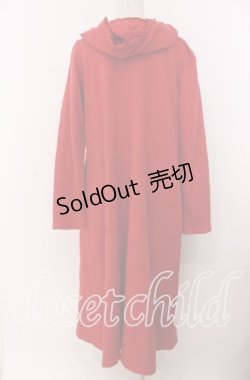 画像3: PINK HOUSE / ロゴプリントパーカーワンピース  アカ O-25-12-10-033-LO-OP-IG-OS