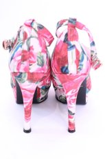 画像3: JESUS DIAMANTE / ロココレディパンプス L バロックレッドローズ柄ピンク O-25-12-11-1028-JE-SH-OW-ZTK014 (3)