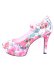 画像6: JESUS DIAMANTE / ロココレディパンプス L バロックレッドローズ柄ピンク O-25-12-11-1028-JE-SH-OW-OS (6)
