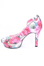 画像8: JESUS DIAMANTE / ロココレディパンプス L バロックレッドローズ柄ピンク O-25-12-11-1028-JE-SH-OW-ZTK014 (8)