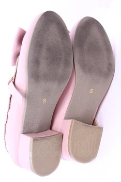 画像4: axes femme kawaii / ローヒールリボンパンプス S ピンク O-25-12-11-1029-AX-SH-OW-OS