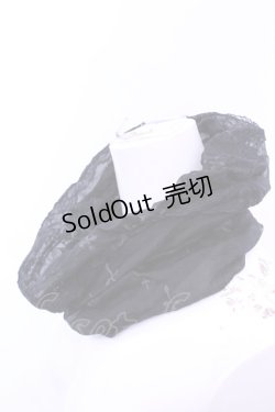 画像2: NAOTO SEVEN / クロスptスヌード  ブラック O-25-12-11-1030-HN-ZA-OW-ZT0104R