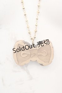 Q-pot. / リボンビスケットネックレス  ナチュラル O-25-12-11-1035-QP-AC-IG-OS