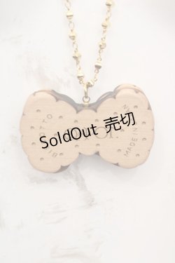 画像3: Q-pot. / リボンビスケットネックレス  ナチュラル O-25-12-11-1035-QP-AC-IG-OS