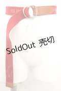 PINK HOUSE / リングベルト  アカ O-25-12-11-1038-LO-ZA-OW-OS