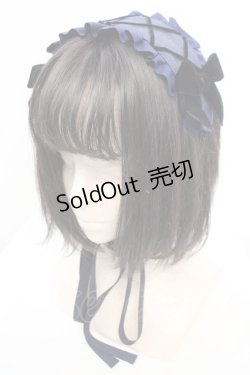 画像1: MILK / Poupee ヘッドドレス  ブルーデニム O-25-12-11-1040-ML-AC-OW-ZT485-F003