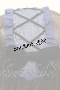 画像2: MILK / Poupee ヘッドドレス  ブルーデニム O-25-12-11-1040-ML-AC-OW-ZT485-F003