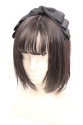 m petit by misako / NINA'sコラボ AM*NIリボンカチューシャ  クロ O-25-12-11-1042-LO-AC-IG-OS
