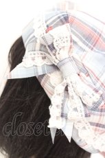 画像2: FLC / ホシナ*チェックベレー  サックス O-25-12-11-1044-LO-AC-OW-ZT087 (2)