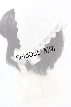 画像2: ALICE and the PIRATES / レースバブーシュカ  シロ O-25-12-11-1045-PA-AC-OW-OS