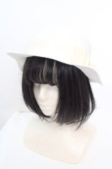 m petit by misako / AMブレードカンカン帽 57.5ｃｍ シロ O-25-12-11-1048-LO-AC-OW-OS