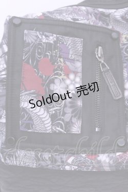 画像2: Qutie Frash / 和柄ショルダーバッグ  ブラック O-25-12-11-1004-QU-BG-IG-ZT501