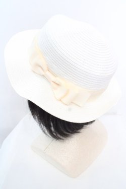画像2: m petit by misako / AMブレードカンカン帽 57.5ｃｍ シロ O-25-12-11-1048-LO-AC-OW-OS
