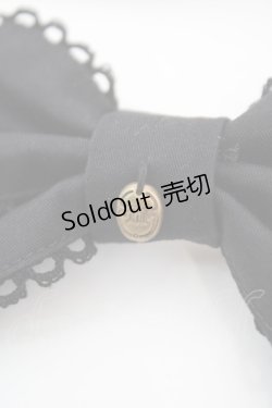 画像2: metamorphose / チャーム付リボンクリップ  クロ O-25-12-11-1053-ME-AC-OW-OS