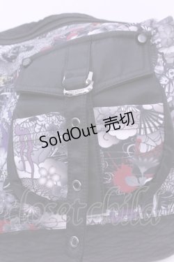 画像3: Qutie Frash / 和柄ショルダーバッグ  ブラック O-25-12-11-1004-QU-BG-IG-ZT501