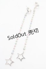 MILK / スターラインピアス  シルバー O-25-12-11-1055-ML-AC-OW-OS