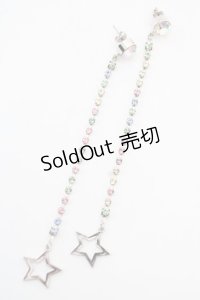 MILK / スターラインピアス  シルバー O-25-12-11-1055-ML-AC-OW-OS