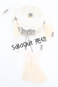 Ozz On / 和気香龍お団子クリップ式コサージュ  アイボリー O-25-12-11-1060-OO-AC-IG-OS