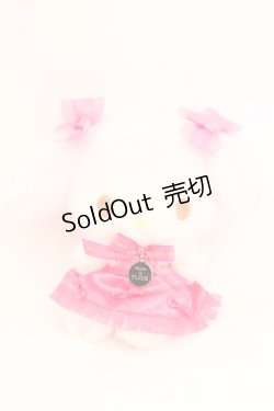 画像1: Maison de FLEUR / マイメロディマスコット  ピンク×濃ピンク O-25-12-11-1067-LO-ZA-OW-OS