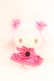 画像1: Maison de FLEUR / マイメロディマスコット  ピンク×濃ピンク O-25-12-11-1067-LO-ZA-OW-OS (1)
