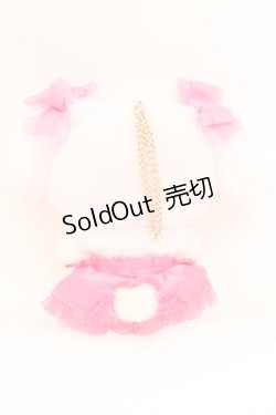 画像2: Maison de FLEUR / マイメロディマスコット  ピンク×濃ピンク O-25-12-11-1067-LO-ZA-OW-OS