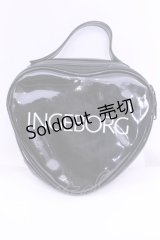 INGEBORG / エナメルハートバッグ  クロ O-25-12-11-1006-LO-BG-OW-OS