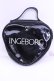 画像1: INGEBORG / エナメルハートバッグ  クロ O-25-12-11-1006-LO-BG-OW-OS (1)