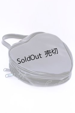 画像2: INGEBORG / エナメルハートバッグ  クロ O-25-12-11-1006-LO-BG-OW-OS