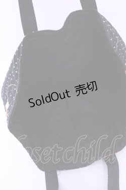 画像3: INGEBORG / ドットチューリップキルトバッグ  クロ O-25-12-11-1001-LO-BG-IG-ZT170