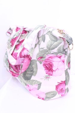 画像2: JESUS DIAMANTE / 令和プリンセスバッグ/メリーベルローズ  メリーベルローズ柄ピンク O-25-12-11-1008-JE-BG-OW-OS