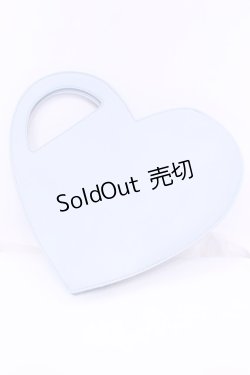 画像3: MILK / ハート cube bag  サックス O-25-12-11-1010-ML-BG-OW-ZT346