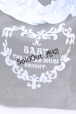 画像2: BABY,THE STARS SHINE BRIGHT / サテンフリルリボントートバッグ  クロ O-25-12-11-1011-BA-BG-OW-OS