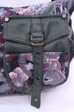 画像3: Qutie Frash / 和柄ショルダーバッグ  カーキ O-25-12-11-1002-QU-BG-IG-OS