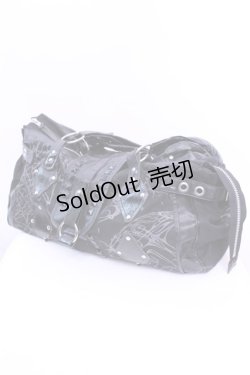 画像1: Sixh / ラメptバッグ  ブラック×シルバー O-25-12-11-1018-HN-BG-OW-OS