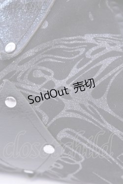 画像3: Sixh / ラメptバッグ  ブラック×シルバー O-25-12-11-1018-HN-BG-OW-OS