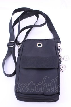 画像3: NieR Clothing / ショルダー付きポーチ  ブラック O-25-12-11-1020-PU-BG-OW-OS