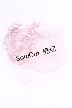 画像2: Maison de FLEUR / マイスイートピアノフリルハンドルトート  ピンク O-25-12-11-1021-LO-BG-OW-OS