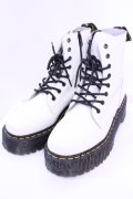 Dr.Martens （Getta Grip） / 8ホールブーツ UK6 ホワイト O-25-12-11-1025-PU-SH-OW-OS