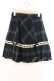 画像1: Emily Temple cute / はしごレース配色チェックプリーツスカート  グリーン×キナリ O-25-12-13-031-ET-SK-OW-OS (1)