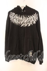 RIP DESIGN WORXX / Ashly Smileビッグパーカー  ブラック O-25-12-13-040-PU-TO-OW-OS