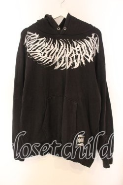 画像1: RIP DESIGN WORXX / Ashly Smileビッグパーカー  ブラック O-25-12-13-040-PU-TO-OW-OS