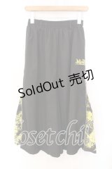 NieR Clothing / ZIPワイドパンツ F ブラック O-25-12-13-042-PU-PA-OW-OS