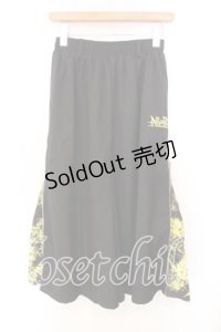 NieR Clothing / ZIPワイドパンツ F ブラック O-25-12-13-042-PU-PA-OW-OS